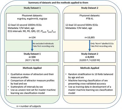 Symmetric Projection Attractor Reconstruction: Sex Differences in the ECG